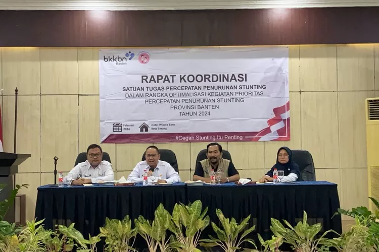 Acara diseminasi Data Keluarga Berisiko Stunting Hasil Pemutakhiran, Verifikasi dan Validasi dalam rangka Percepatan Penurunan Stunting di Provinsi Banten