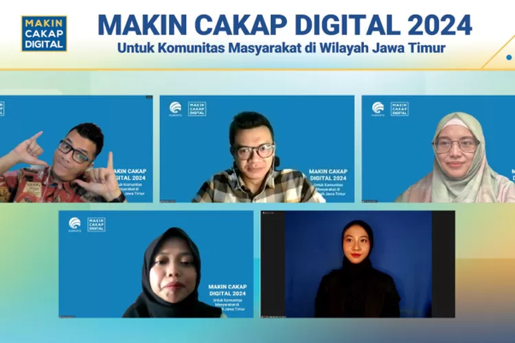 Kementerian Kominfo RI menggelar kegiatan webinar Makin Cakap Digital 2024 untuk segmen komunitas di Kabupaten Mojokerto, Jawa Timur dengan tema &ldquo;Etika Bebas Berpendapat di Dunia Digital (Istimewa )