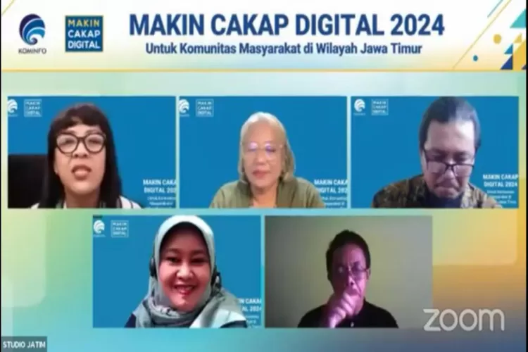 Kementerian Komunikasi dan Informatika (Kominfo RI) menggelar webinar #MakinCakapDigital 2024 untuk segmen komunitas di wilayah Kota Malang, Jawa Timur dengan tema Konten Kreatif Berbasis Budaya Lokal,. (Istimewa )