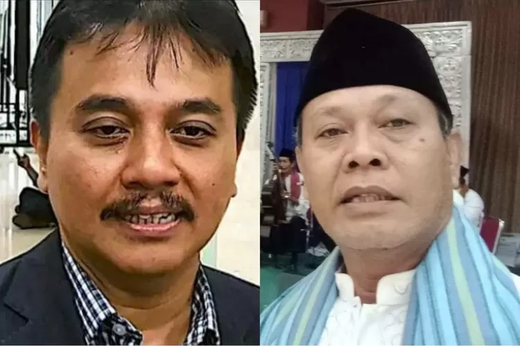 Pakar Telematika Roy Suryo (kiri) dan aktifis Jakarta Rudy Darmawanto