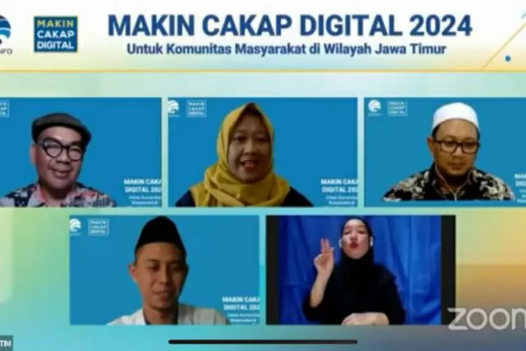 Kementerian Kominfo RI kembali menggelar kegiatan webinar Makin Cakap Digital 2024 untuk segmen komunitas di wilayah Kabupaten Lamongan, Jawa Timur bertema Konten Kreatif Berbasis Budaya Lokal. (Istimewa )