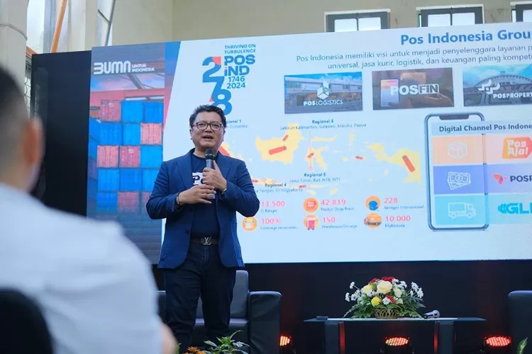 Direktur Bisnis Kurir dan Logistik Pos Indonesia Tonggo Marbun, PosIND telah meluncurkan beberapa inovasi pelayanan baru yang memudahkan pelaku UMKM dan masyarakat (Ist)