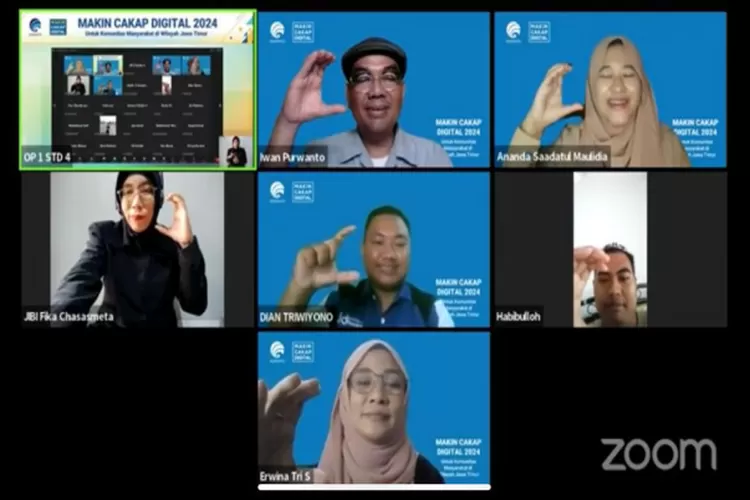  Kementerian Komunikasi dan Informatika (Kominfo RI) menyelenggarakan webinar #MakinCakapDigital 2024 untuk segmen komunitas di wilayah Kabupaten Jember, Jawa Timur. (Istimewa )