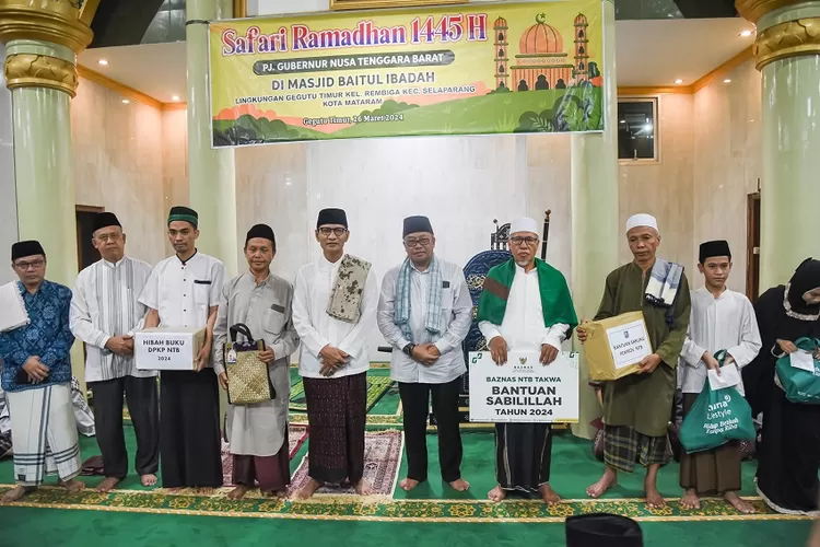 Safari ramadhan Pj Gubernur NTB di Kota Mataram (Suara Karya/Diskominfotik NTB)