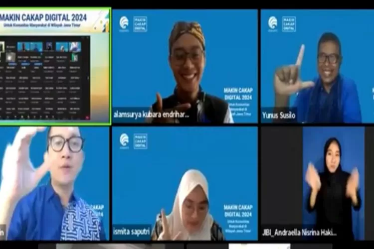 Kementerian Komunikasi dan Informatika (Kominfo RI) menggelar webinar #MakinCakapDigital 2024 untuk segmen komunitas di wilayah Kabupaten Mojokerto, Jawa Timur dengan tema Pengembangan Budaya &amp; Seni Indonesia di Media Digital (Istimewa )