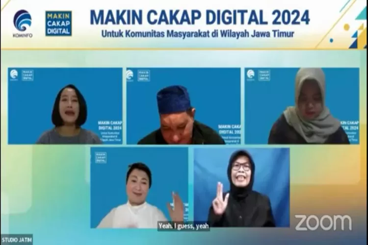 , Kementerian Komunikasi dan Informatika (Kominfo RI) menggelar webinar #MakinCakapDigital 2024 untuk segmen komunitas di wilayah Kota Blitar, Jawa Timur dengan tema Pengembangan Budaya &amp; Seni Indonesia di Media Digital. (Istimewa )