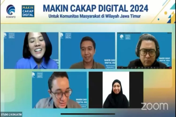 Kominfo RI kembali menggelar kegiatan webinar Makin Cakap Digital 2024 untuk segmen komunitas di wilayah Kabupaten Lumajang, Jawa Timur dengan tema Pengembangan Budaya &amp; Seni Indonesia di Media Digital. (Istimewa )