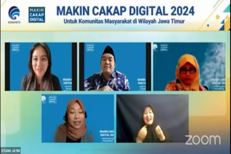 Kominfo RI kembali menggelar kegiatan webinar Makin Cakap Digital 2024 untuk segmen komunitas di wilayah Kabupaten Bondowoso, Jawa Timur bertema Pengembangan Budaya &amp; Seni Indonesia di Media Digital. (Istimewa )