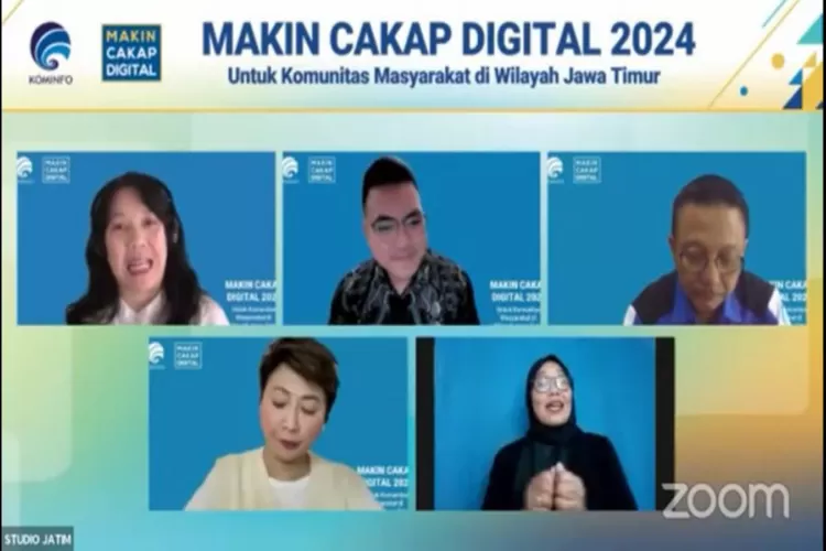 Kementerian Kominfo RI menyelenggarakan webinar #MakinCakapDigital2024 untuk segmen komunitas di wilayah Kota Malang, Jawa Timur dengan tema &ldquo;Pengembangan Budaya &amp; Seni Indonesia di Media Digital. (Istimewa )