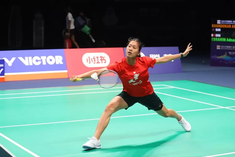 Putri Kusumawardani, pemain tunggal putri Indonesia.