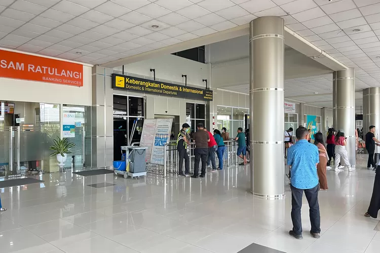 Bandara Sam Ratulangi beroperasi normal kembali.