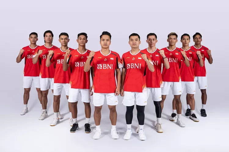 Tim Piala Thomas Indonesia dipimpin Fajar Alfian.