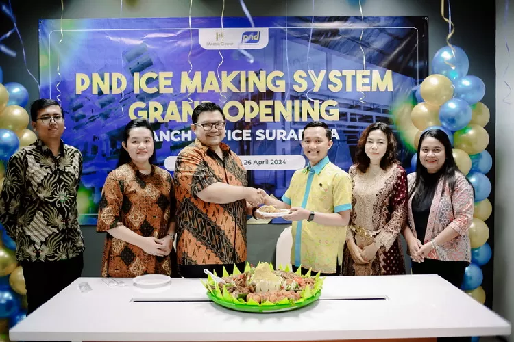 Suasana peresmian kantor PND Ice Making System ke-2 di Surabaya   