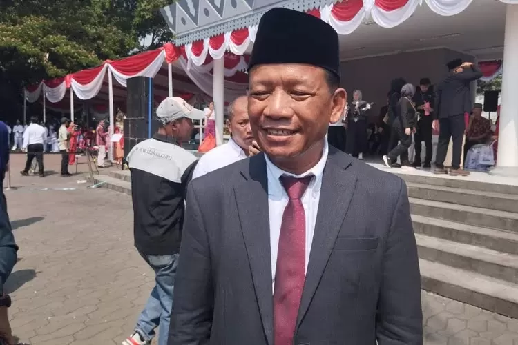 Sekda Kota Bekasi, Junaedi menyikapi soal pejabat yang pensiun masuk daftar rotasi mutasi, Senin (6/5/2024). (FOTO: Dok/Suarakarya.id)