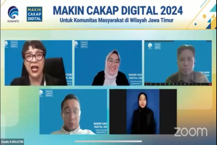 Kominfo RI kembali menggelar kegiatan webinar Makin Cakap Digital 2024 untuk segmen komunitas di wilayah Kabupaten Lumajang, Jawa Timur bertema: Konten Kreatif Berbasis Budaya Digital. (Istimewa )