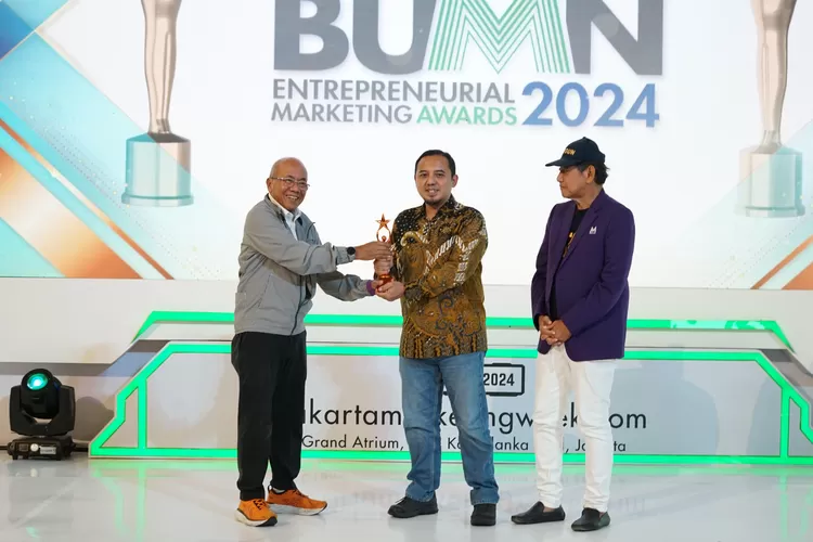 PLN Icon Plus raih Bronze Award untuk Kategori Anak Perusahaan BUMN pada ajang BUMN Entreprenurial Marketing Award 2024.  (Ist)