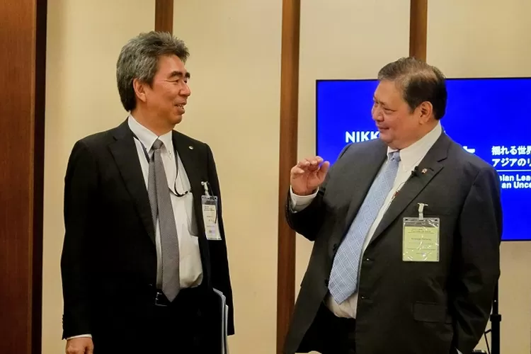 Menteri Koordinator Bidang Perekonomian Airlangga Hartarto bertemu dengan  petinggi Nikkei Inc di Tokyo, Jepang, Jumat (24/5/2024), ungkap potensi ekonomi digital Indonesia dan paparkan signifikansi keanggotaan OECD  (ekon.go.id)