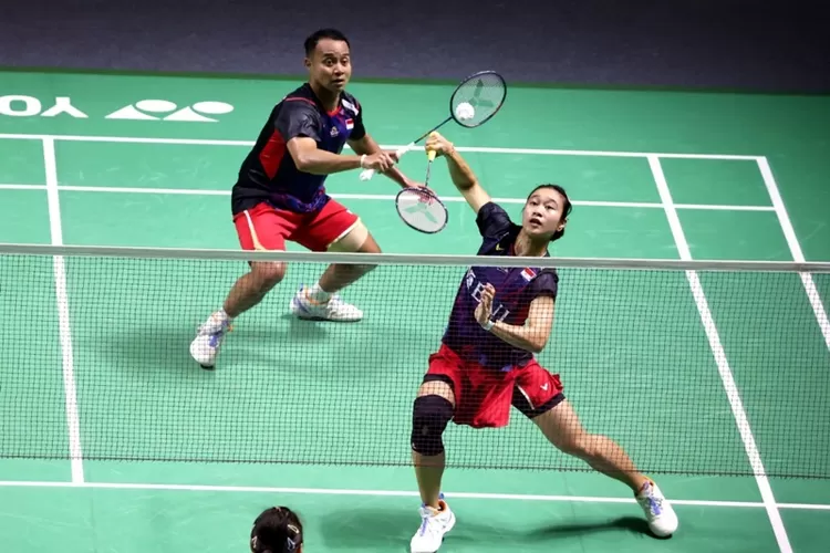 Pasangan ganda campuran Rehan/Lisa harus terhenti di babak pertama Indonesia Open 2024.