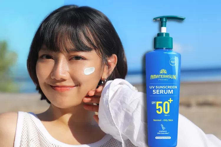 Produk perawatan kecantikan kulit UV  Sunscreen tepat untuk para wanita yang aktif beraktifitas di  luar area. 
