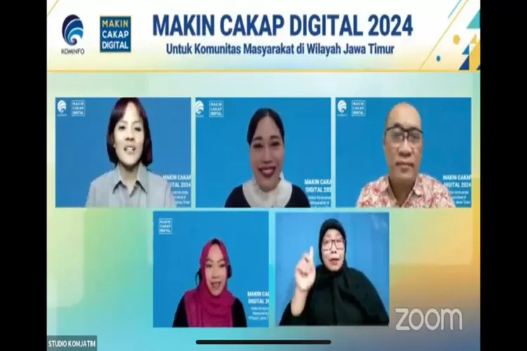 Kementrian Kominfo RI kembali menggelar kegiatan webinar Makin Cakap Digital 2024 untuk segmen komunitas di Kota Batu, Jawa Timur . (Istimewa )