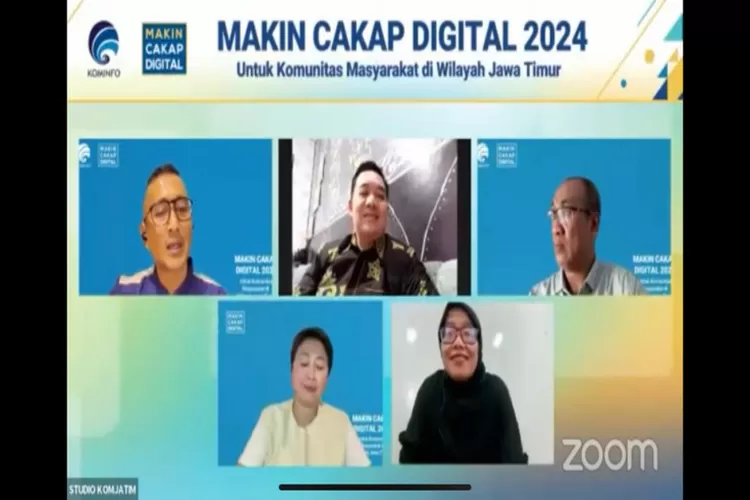Kementerian Kominfo RI menyelenggarakan webinar #MakinCakapDigital2024 untuk segmen komunitas di  Kota Probolinggo, Jawa Timur bertema: Pengembangan Budaya &amp; Seni Indonesia di Media Digital. (Istimewa )
