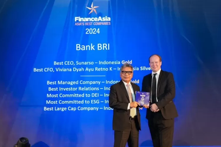 irektur Utama BRI Sunarso Dinobatkan Sebagai The Best CEO, BRI Borong 11 Penghargaan Internasional Dari Finance Asia (Promedia/suarakarya.id)