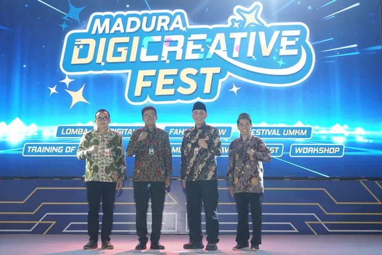 Bank Indonesia bersama Pemkab Bangkalan &amp; UTM saat acara Madura Digicreative Fest 2024