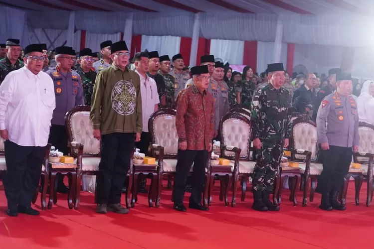 Panglima TNI hadiri doa bersama Lintas Agama jelang peringatan Hari Bhayangkara ke-78. Foto: Puspen TNI