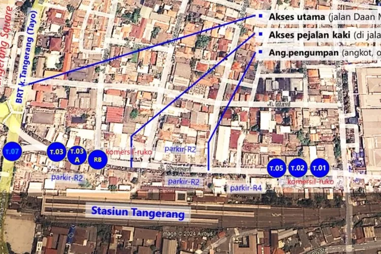 BPTJ siapkan fasilitas untuk tata ulang Stasiun Tangerang. 