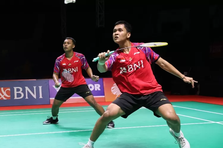 BNI Badminton Asia Junior Championships 2024:&nbsp;Anselmus/Pulung Pastikan Indonesia Meraih Kemenangan 3-0 Atas India.