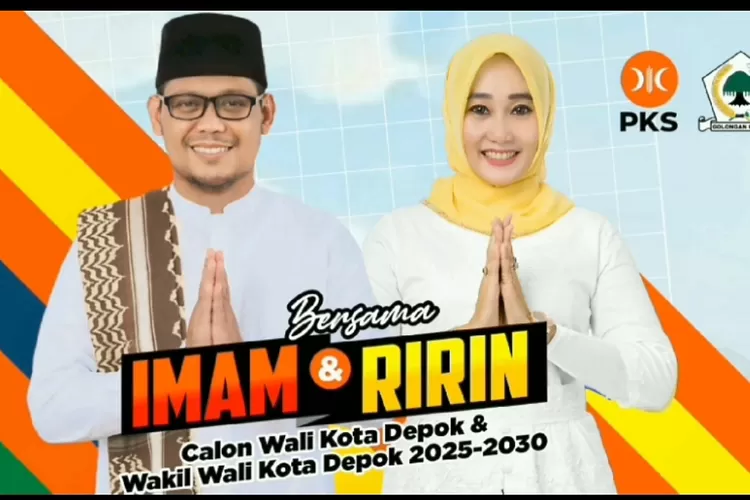 Pasangan bakal calon Wali Kota dan Wakil Wali Kota Depok Imam - Ririn (Ist)