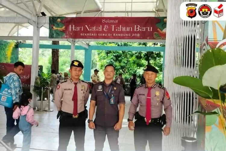 Operasi Lilin 2024 untuk pengamanan Natal dan Tahun Baru 2025 dilaksanakan di sejumlah objek wisata di Kota Bandung,  (foto: humas)