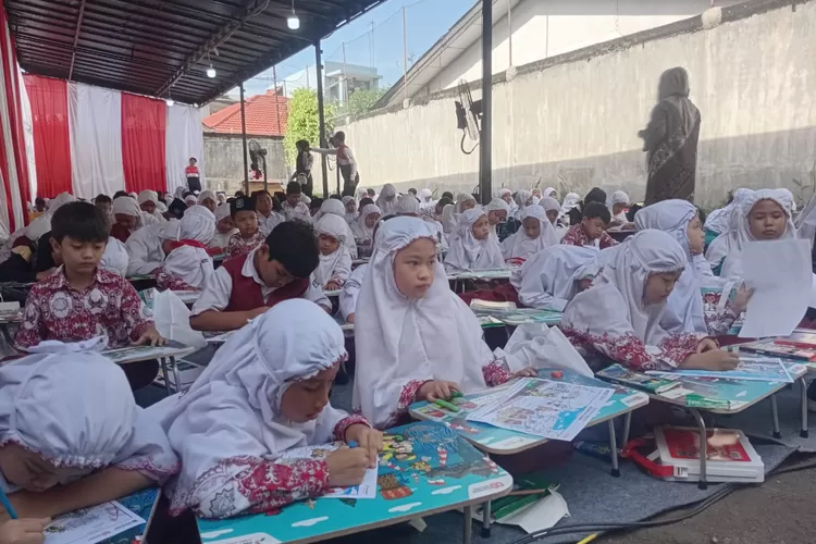 Ratusan Siswa SD Antusias Ikuti Lomba Mewarnai Pertamina Enduro