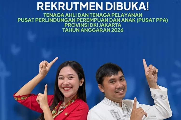 PPPA DKI resmi membuka rekrutmen 14 posisi layanan dan tenaga ahli. Pendaftaran ditutup 25 November 2025. (Instagram/@pppadki)