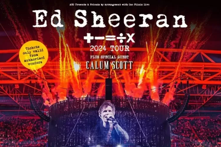 Konser Ed Sheeran Mathematics Tour di Jakarta: Tiket Tersedia Sekarang