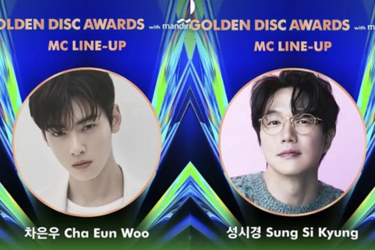 Line Up Pertama Dirilis Sung Si Kyung Dan Cha Eun Woo Siap Jadi Mc Di Th Golden Disc Awards