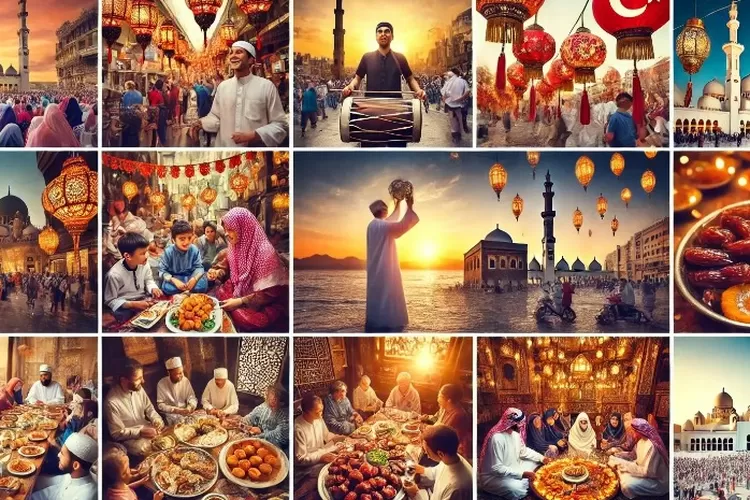Potret Tradisi Ramadan di Arab Saudi dan Indonesia. (Foto: Ilsutrasi - INDEPENDENMEDIA.ID)