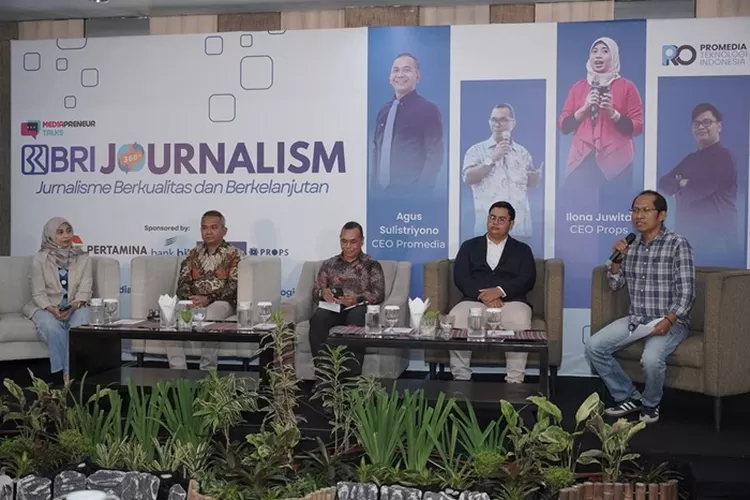 BRI Mediapreneur Talks Promedia 2025 Siap Sambangi Kota Serang, Seminar Bisnis untuk Jurnalis hingga Pengusaha Media (Foto: Acara bertajuk &lsquo;BRI Journalism 360: Jurnalisme Berkualitas dan Berkelanjutan&rsquo; yang digelar Pro)