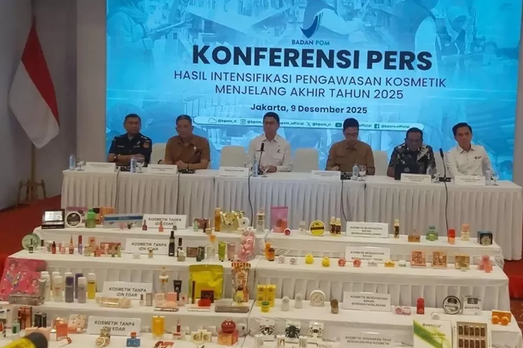 BPOM Gerebek Pasar Kosmetik Ilegal! Nilai Temuan Tembus Triliunan Rupiah. (Foto: Dok. BPOM - INDEPENDENMEDIA.ID)
