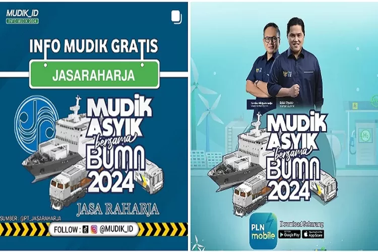 Pendaftran mudik gratis 2024 dari Jasa Raharja sudah dibuka, ini link daftar, syarat dan rute yang perlu diketahui. (Instagram.com #mudikasyikbersamabumn2024)