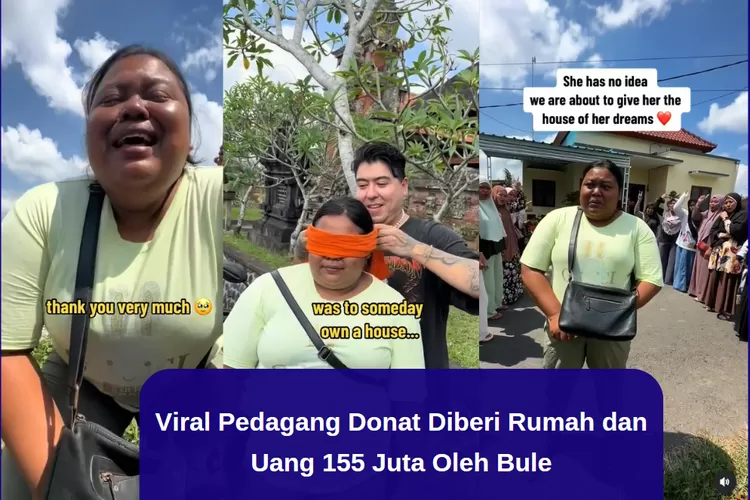 Kasih Bule Donat Gratis, Pedagang di Bali Ini Dihadiahi Rumah dan Uang  Rp155 Juta - Info Sumsel