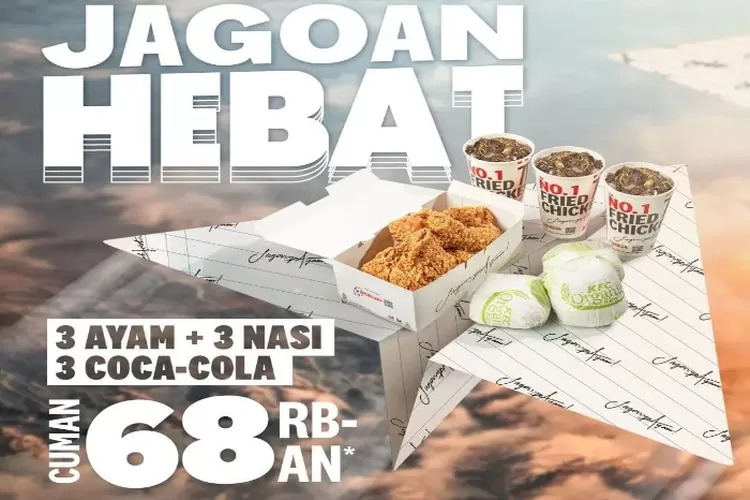 Rekomendasi Promo Nongkro Di Kfc: Cobain Promo 3 Ayam 3 Nasi Dan 3 Coca 