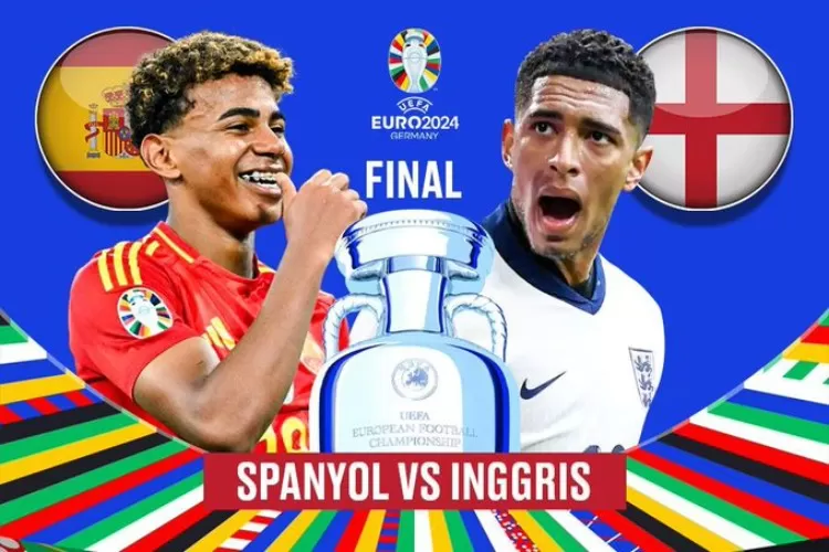 Live Streaming Spanyol vs Inggris Final EURO 2024 & Jam Tayang