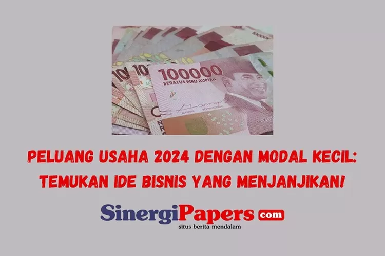 Peluang Usaha 2024 Dengan Modal Kecil: Temukan Ide Bisnis Yang ...