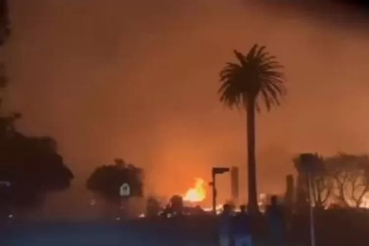 Foto: ancaman kebakaran baru di California  (instagram.com/lifedesignedhappy)