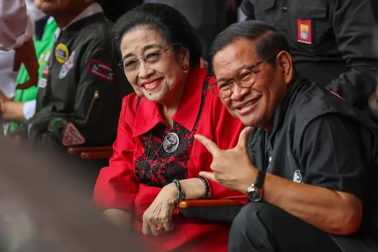 Gubernur DKI Jakarta, Pramono Anung bersama Ketua Umum PDI Perjuangan Megawati Soekarnoputri