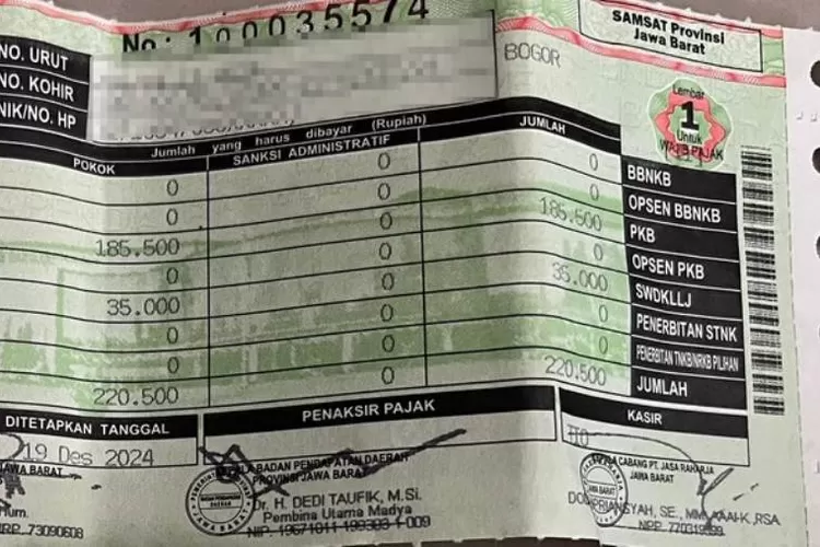 Pemprov Jawa Barat Perpanjang Program Pemutihan Pajak Kendaraan hingga September 2025, Warga Diminta Manfaatkan Kesempatan Ini