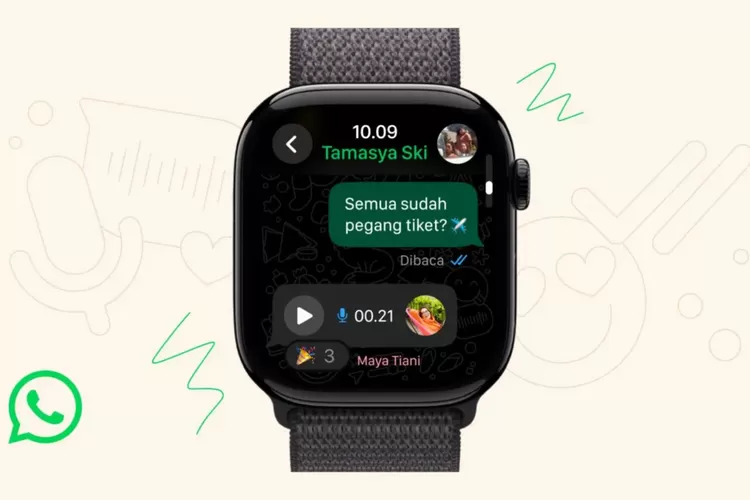 WhatsApp Hadir di Apple Watch: Chat dan Telepon Tanpa iPhone, Mulai Hari Ini