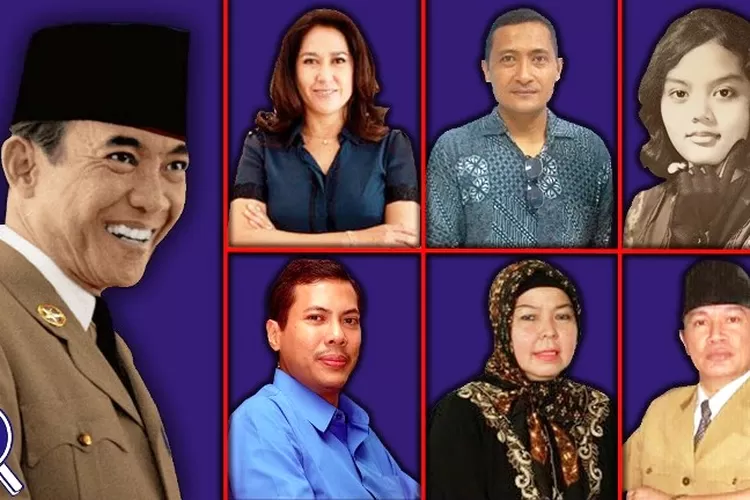 Daftar 7 anak 'rahasia' Presiden Soekarno yang tak banyak diketahui. ( Foto: YouTube Data Fakta)
