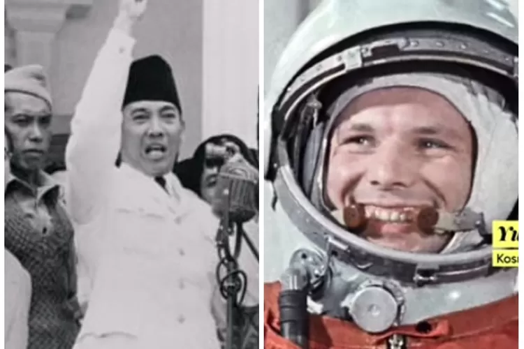 Soekarno Menasbihkan Yuri Gagarin Pahlawan Indonesia: Jadi Negara ...